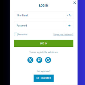 Click the "Login" button