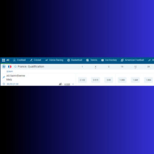 Select the market and odds